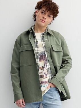 Trinity Olive Green Military Field Jacket